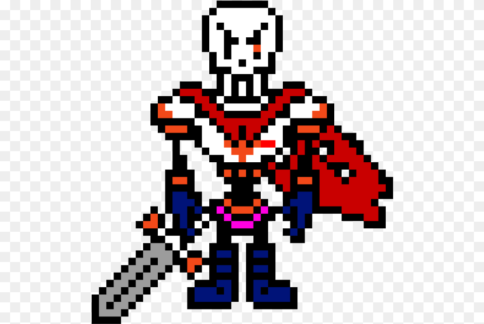 We Have Determined Papyrus In His Walking Sprite And Undertale Papyrus Sprite, Robot, Qr Code Png Image