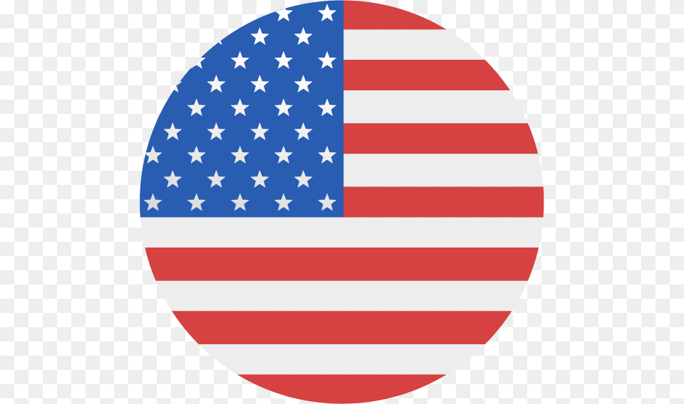 We Have International Market Presence In More Than Us Flag In A Circle, American Flag Free Transparent Png