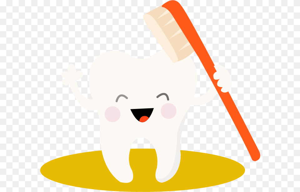 We Help Keep Your Teeth Happy And Healthy Cartoon, Brush, Device, Tool, Animal Png