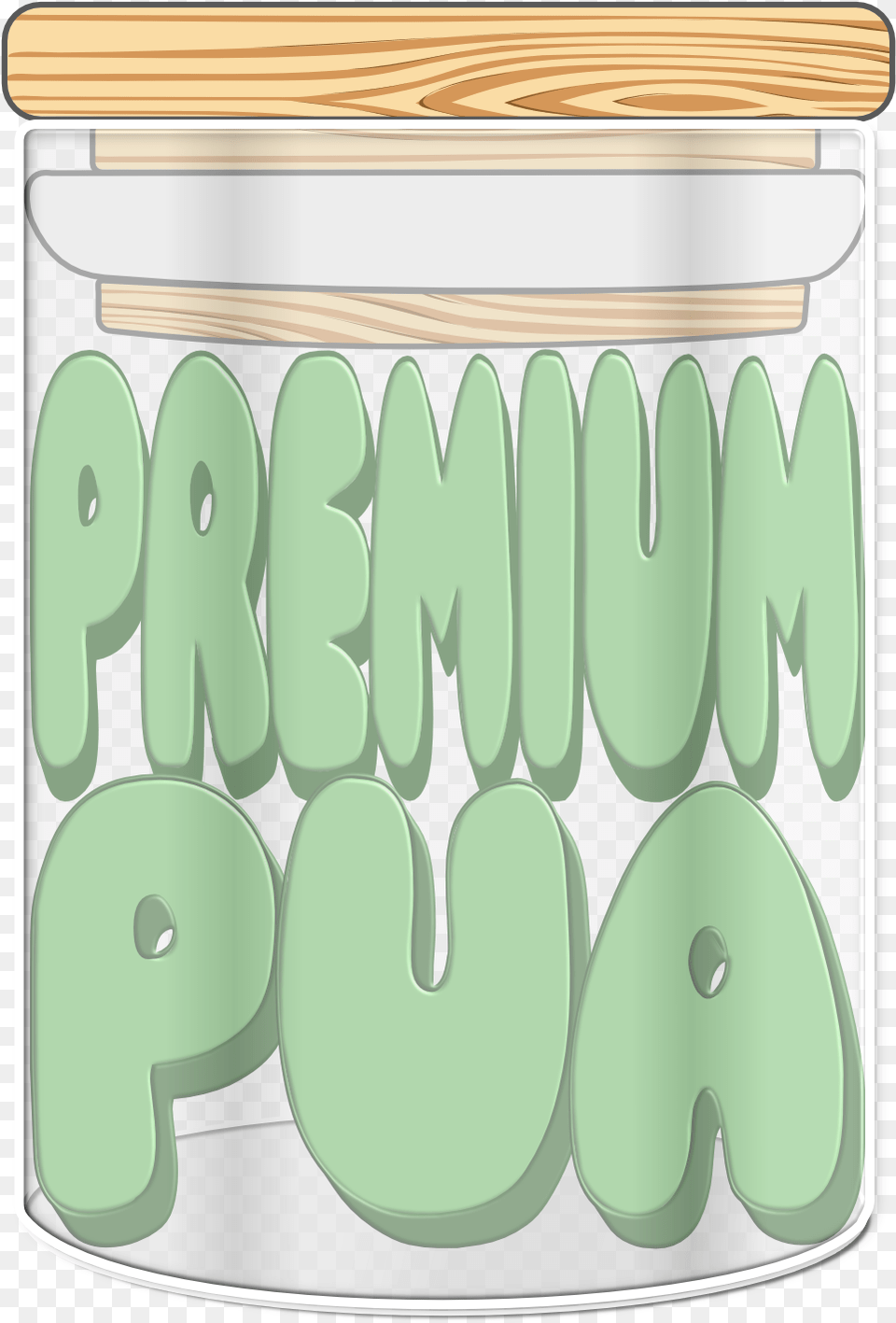 We Like To Think Of Premium Pua As The Culmination, Jar, Text, Aluminium Free Png Download