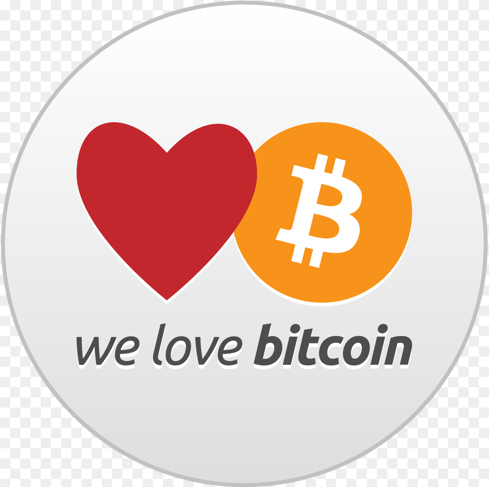 We Love Bitcoin, Logo, Disk Png