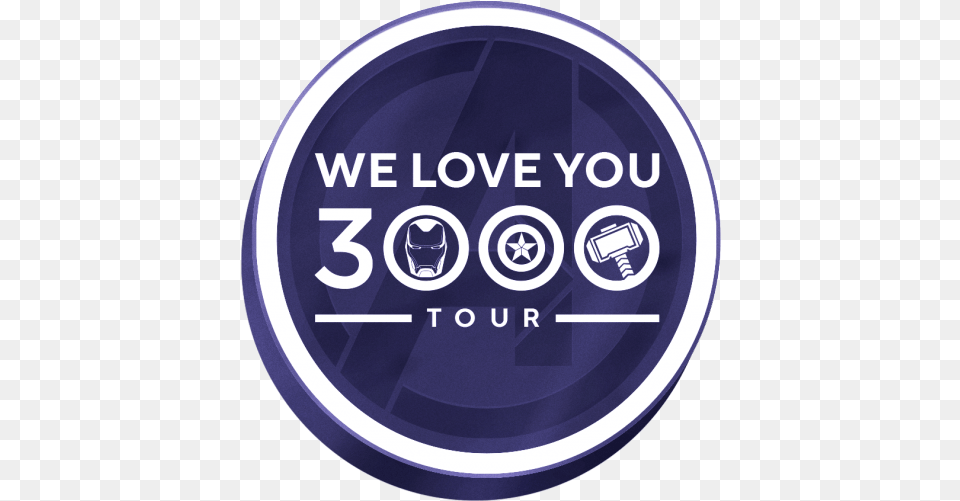 We Love You 3000 Tour Torrance Event Calendar Noozhawkcom Circle, Disk, Logo Free Transparent Png