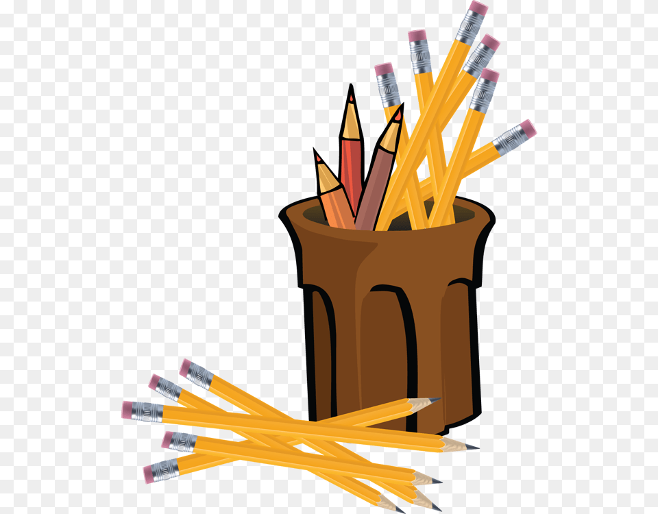 We Miss You Chan Cup Of Pencils Clip Art, Pencil Png Image