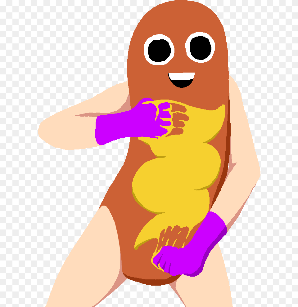 We Need To Push More Hotdog Man Doing Jojo Poses For Hot Dog Man Transparent, Baby, Person, Clothing, Glove Png