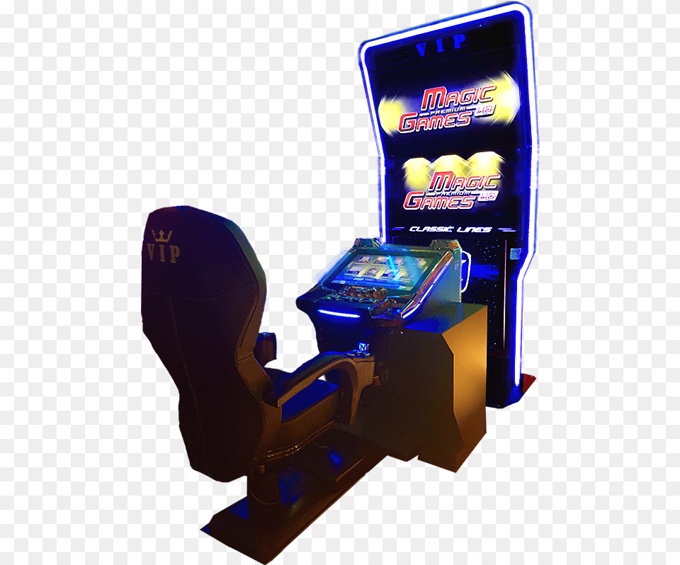 We Offer You All Our Classic Games And Also Our Newest Vip Slot Machine, Arcade Game Machine, Game, Chair, Furniture Png Image