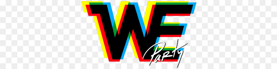 We Party We Party Logo, Light, Text, Dynamite, Weapon Free Png Download