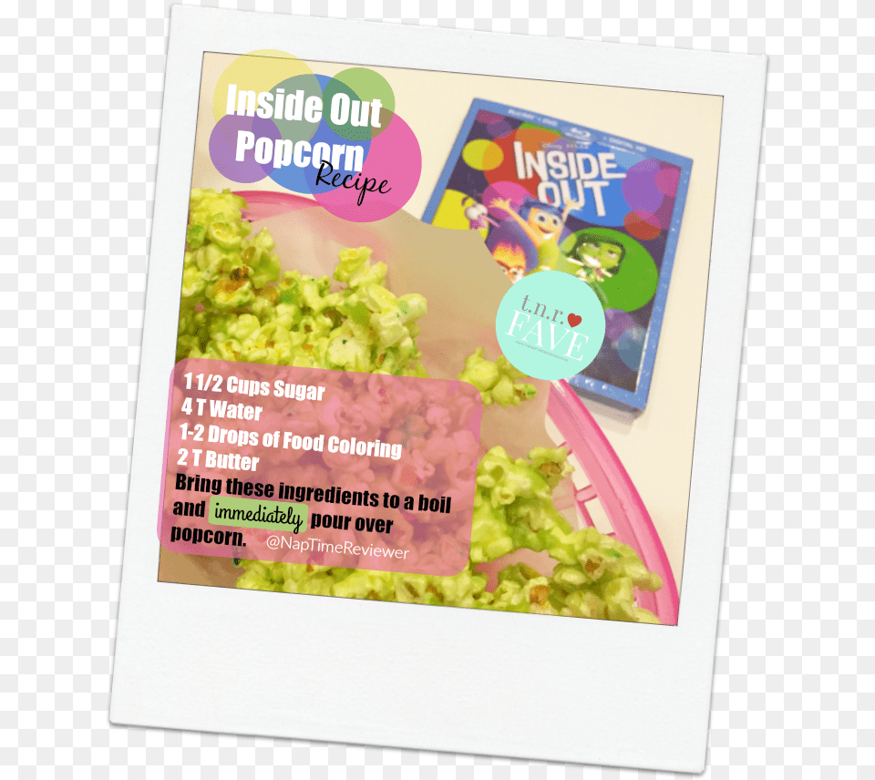 We Poured Our Boiling Mixture Over A Big Bowl Of Microwave Inside Out, Advertisement, Poster, Food, Popcorn Png Image