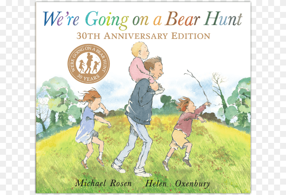 We Re Going On A Bear Hunt Anniversary, Book, Comics, Publication, Baby Png