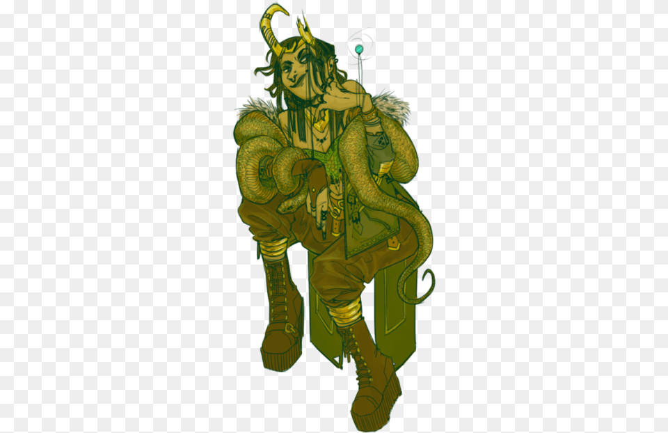 We Stan One Greasy Otherworld Snake Bastard Illustration, Adult, Male, Man, Person Png Image