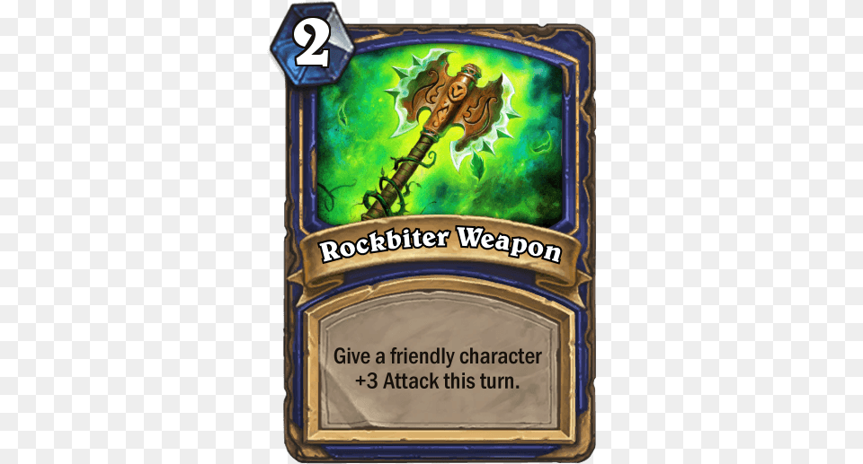 We Start With A Shaman Card Hearthstone Un Goro Leaks, Weapon, Sword Free Png Download