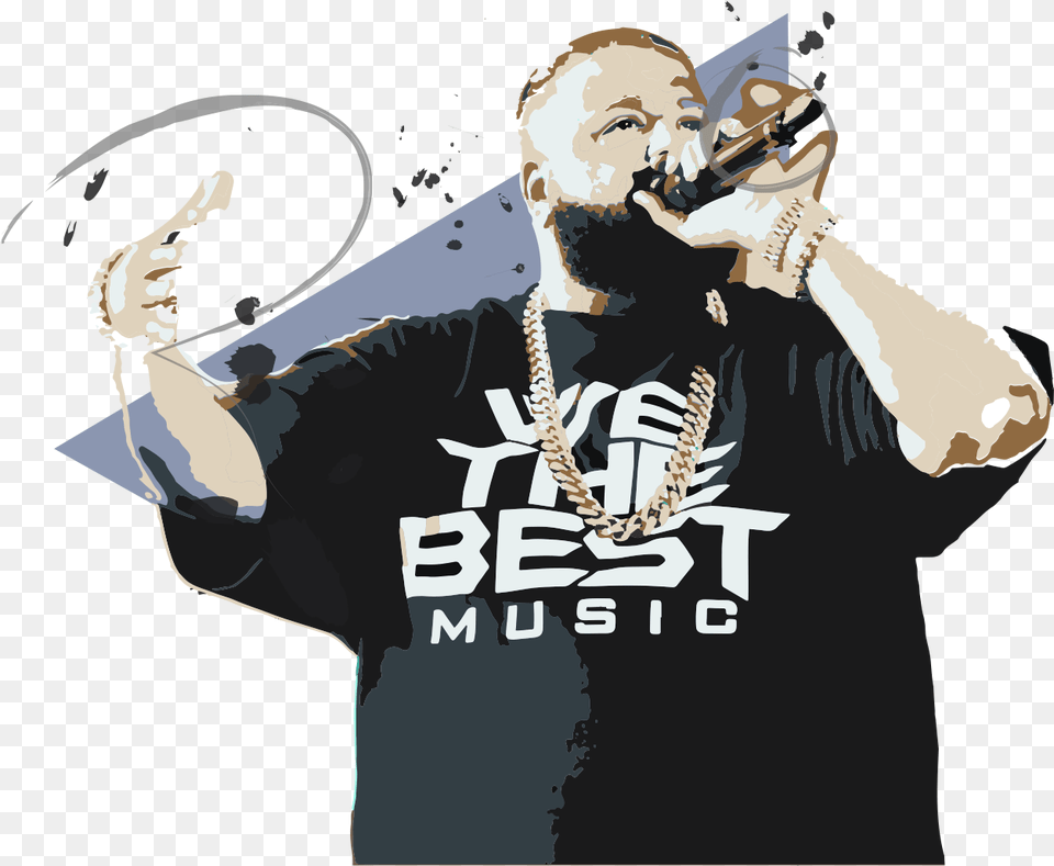 We The Best Music Group, T-shirt, Clothing, Microphone, Electrical Device Free Png Download