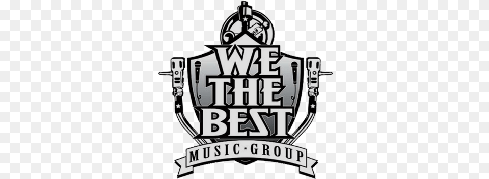 We The Best Music Group Logo Psd Business Cards Mockup We The Best Music Group, Badge, Symbol, Emblem, Dynamite Free Png