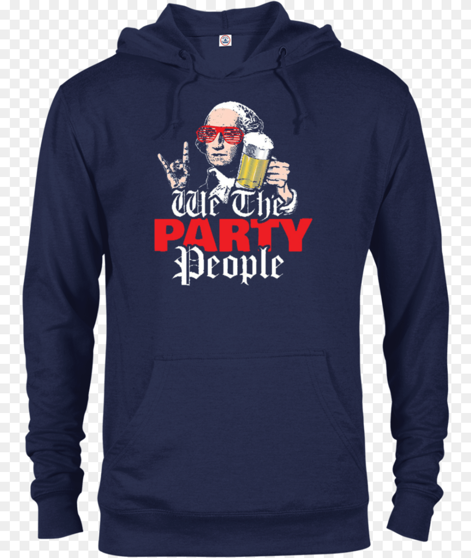 We The Party People Funny 4th Of July Independance Hoodie, Sweatshirt, Sweater, Knitwear, Clothing Png Image