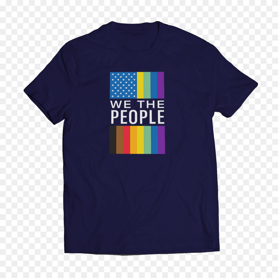 We The People Lgbt Flag Tee, Clothing, T-shirt, Shirt Png Image
