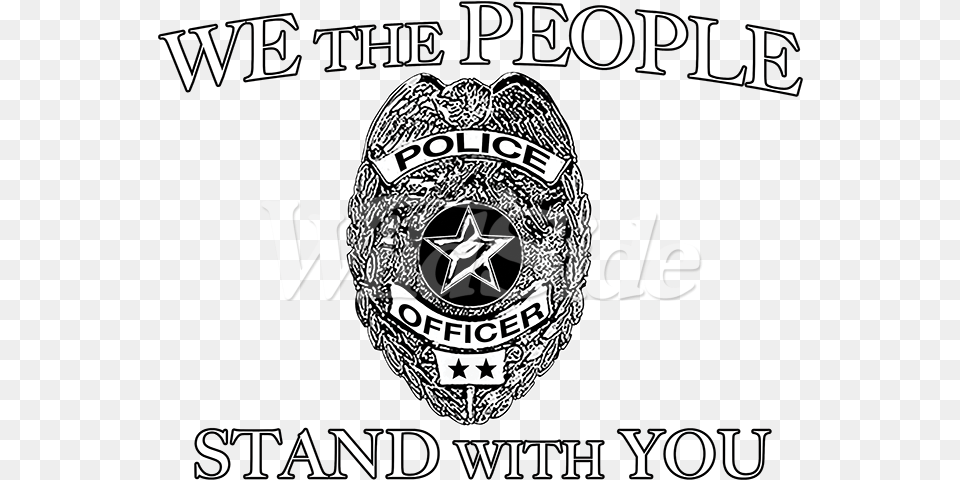 We The People Police Logo 50 Anniversario Full Emblem, Badge, Symbol, Adult, Wedding Png