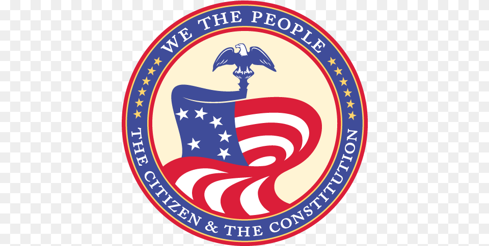 We The People Program We The People The Citizen And The Constitution, Emblem, Symbol, Logo, American Flag Free Transparent Png