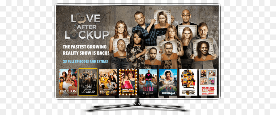 We Tv Logo Images Love After Lockup Season 3 Couples, Art, Collage, Hardware, Screen Free Png Download
