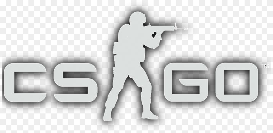 We Udzia Csgo Logo White, Adult, Male, Man, Person Free Transparent Png