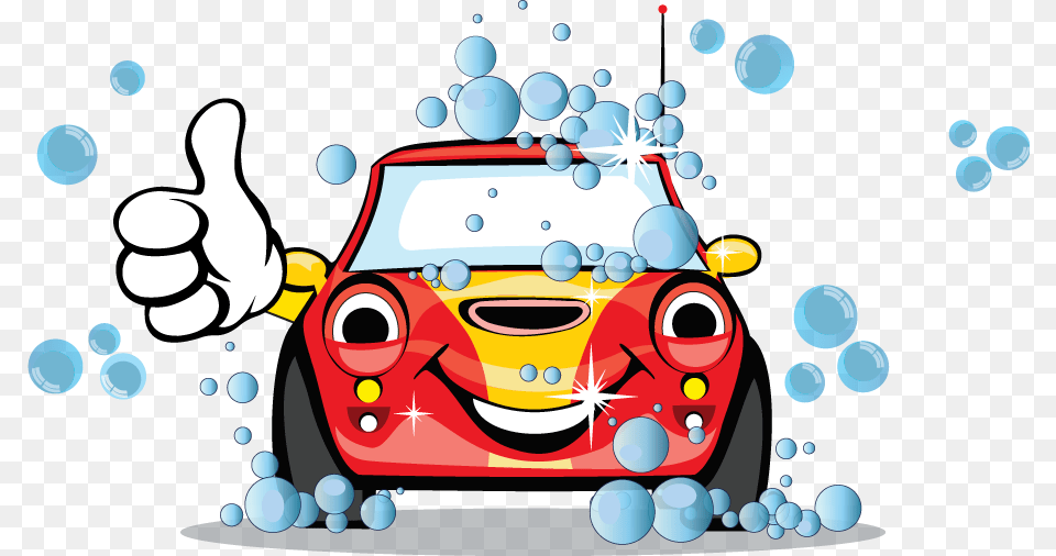 We Use The Latest State Of The Art Equipment To Clean Cartoon Car Wash Logo Free Png Download