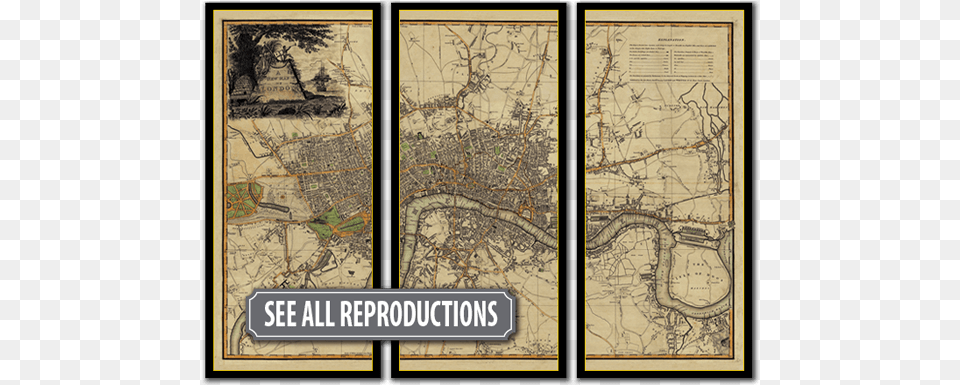 We Use The Word Republished To Define A Map Or Print Map London, Chart, Plot, Atlas, Diagram Png Image