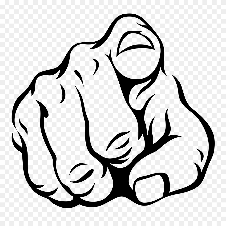 We Want You Hand Image, Gray Free Png Download