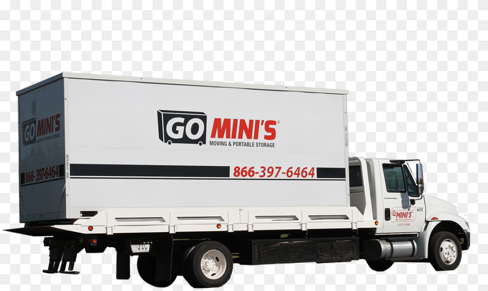 We Will Transport Your Loaded Container To Your New Go Minis, Transportation, Truck, Vehicle, Moving Van Free Transparent Png