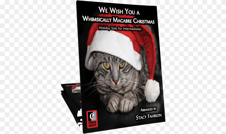 We Wish You A Whimsically Macabre Christmas Music, Advertisement, Poster, Animal, Cat Free Transparent Png