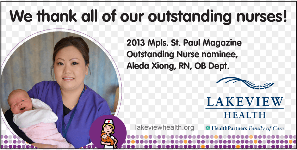 We Would Like To Congratulate Lakeview Hospital Nurse, Baby, Face, Portrait, Head Png