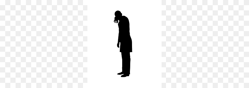 Weak Unable Silhouette, Adult, Clothing, Coat Free Png Download