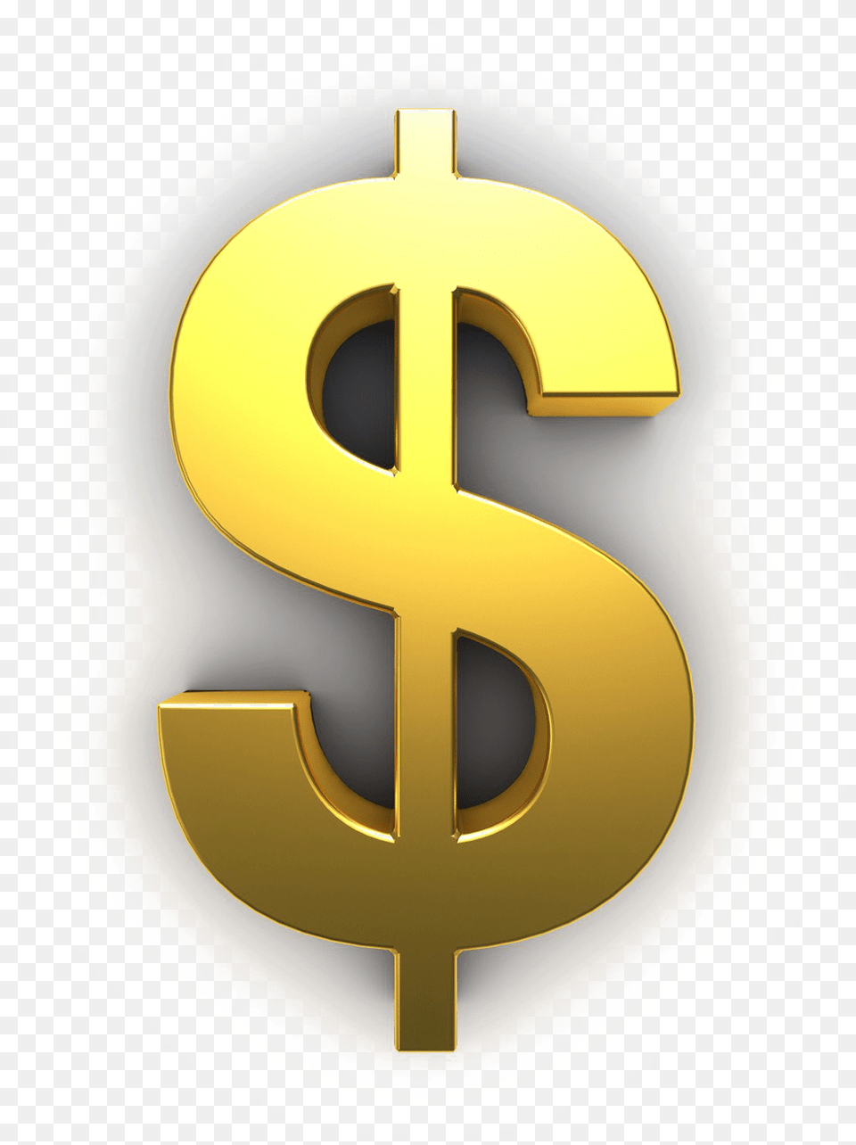 Wealth Gold Dollar Sign, Symbol, Number, Text Png Image