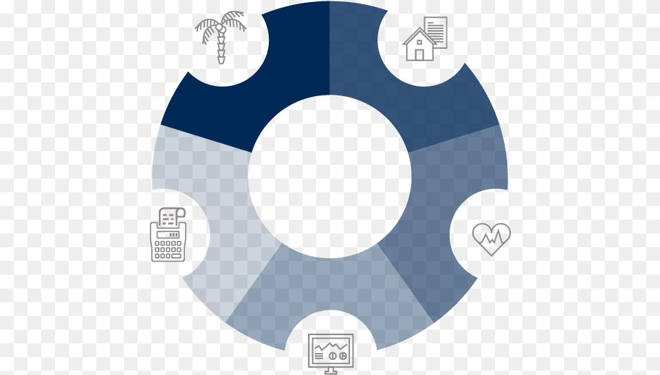 Wealth Management Icons Circle Graphic Circle, Qr Code Png Image