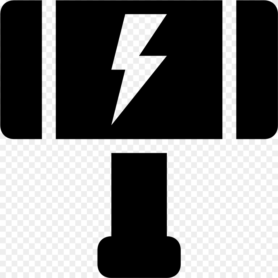 Weapon Clipart Thor Logo Mjolnir, Gray Png