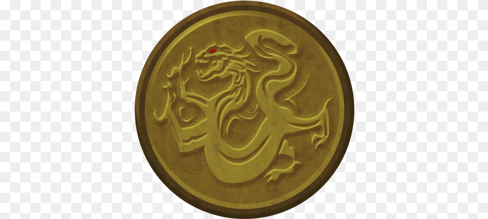 Weapon Icon House Creative Fire Emblem Universe Mortal Kombat Rebirth Dragon, Gold, Coin, Money Free Transparent Png