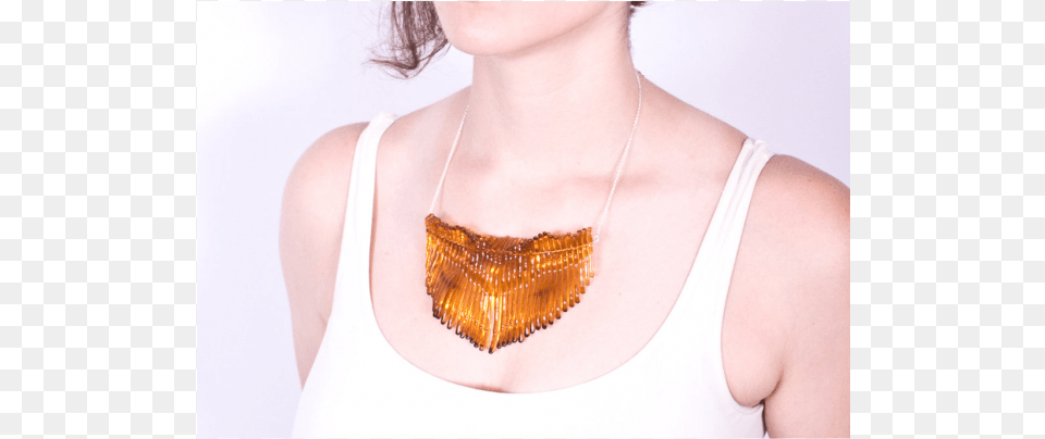 Wearable Sculptures Jewelry Necklace, Accessories, Adult, Female, Person Free Png Download