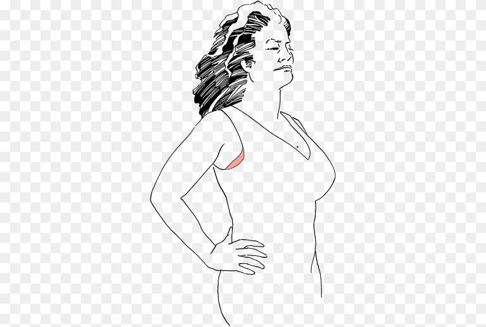 Wearing It Around Sketch, Person, Text, Body Part, Hand Png