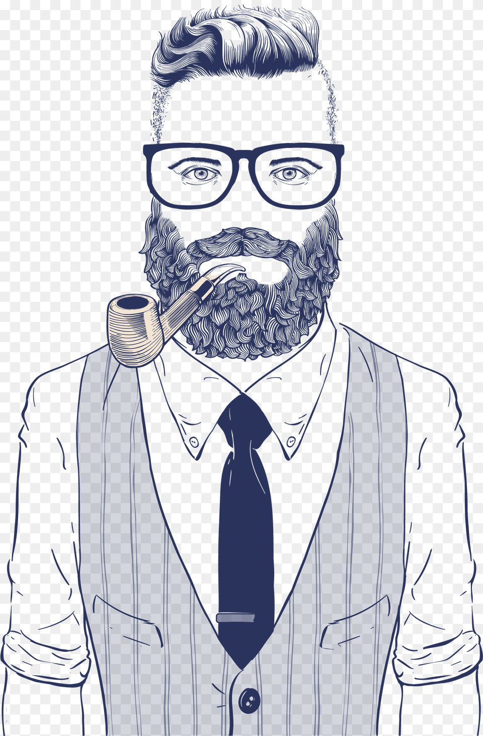 Wearing Style Sunglasses Illustration Vector Hipster Retro Hipster, Accessories, Tie, Formal Wear, Adult Png Image