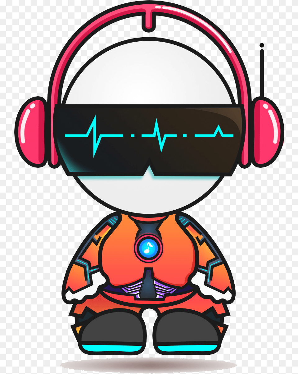 Wearing Sunglasses People Universe Headphones To Listening Cartoon People With Headphones, Electronics, Baby, Person Free Png