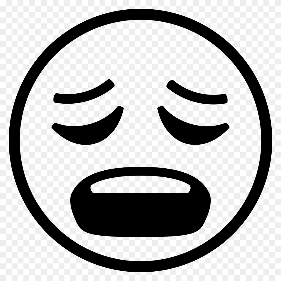 Weary Face Emoji Clipart, Logo Png