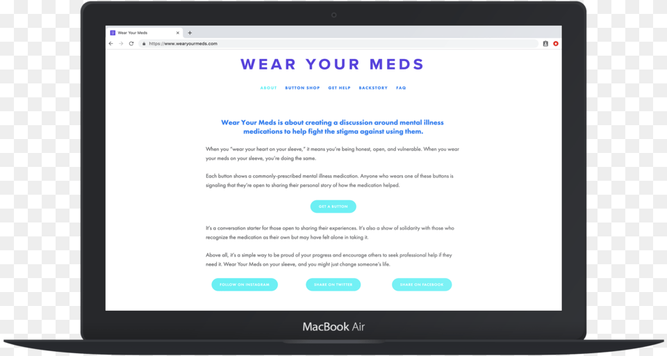 Wearyourmeds Web Macbook Computer Icon, Electronics, Tablet Computer, Computer Hardware, Hardware Free Png