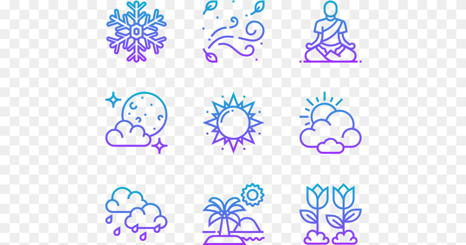 Weather 30 Icons View All 4 Icon Packs Of Thermometer Weather, Purple, Outdoors, Pattern, Nature Free Png Download