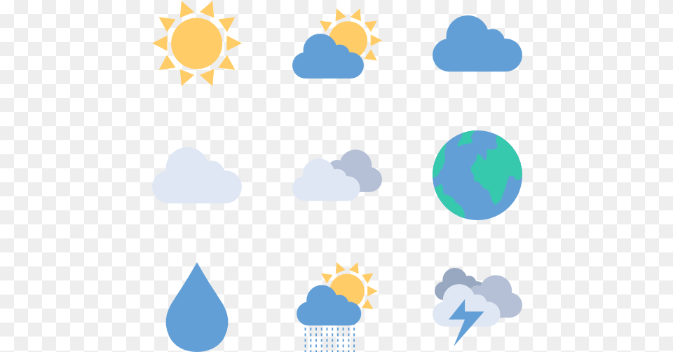 Weather 50 Icons Weather Icons Transparent, Outdoors, Nature, Sky Png Image