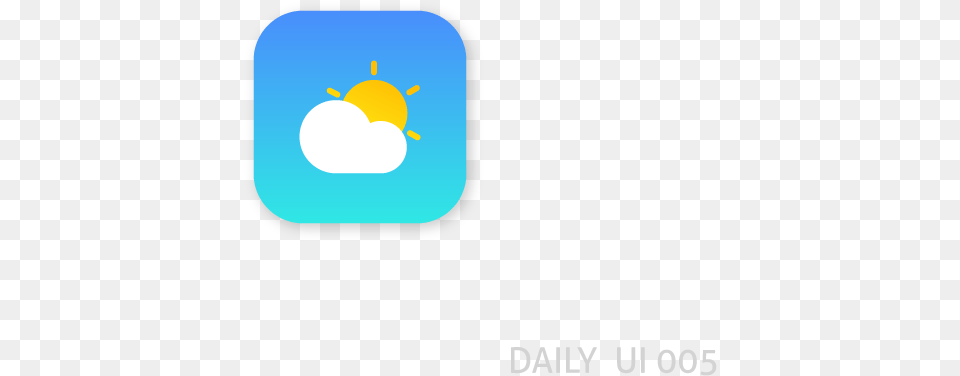 Weather App Icon Daily Ui 005 App Icon 005 Weather Apple, Logo, Outdoors Free Png