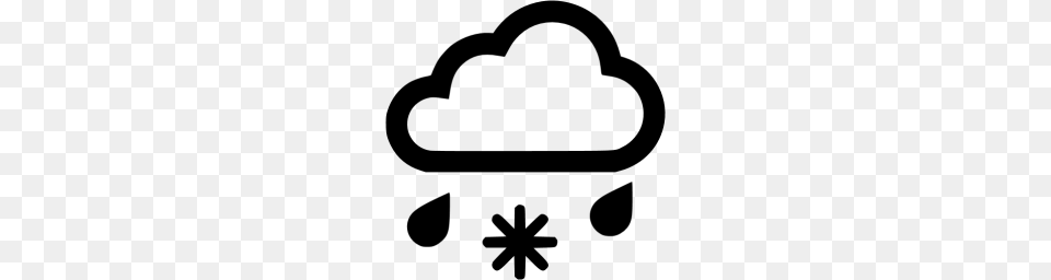 Weather Clipart Sleet, Gray Free Png