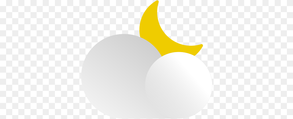 Weather Cloud Cloudy Half Moon Lune De Clima, Sphere, Food, Fruit, Plant Free Transparent Png