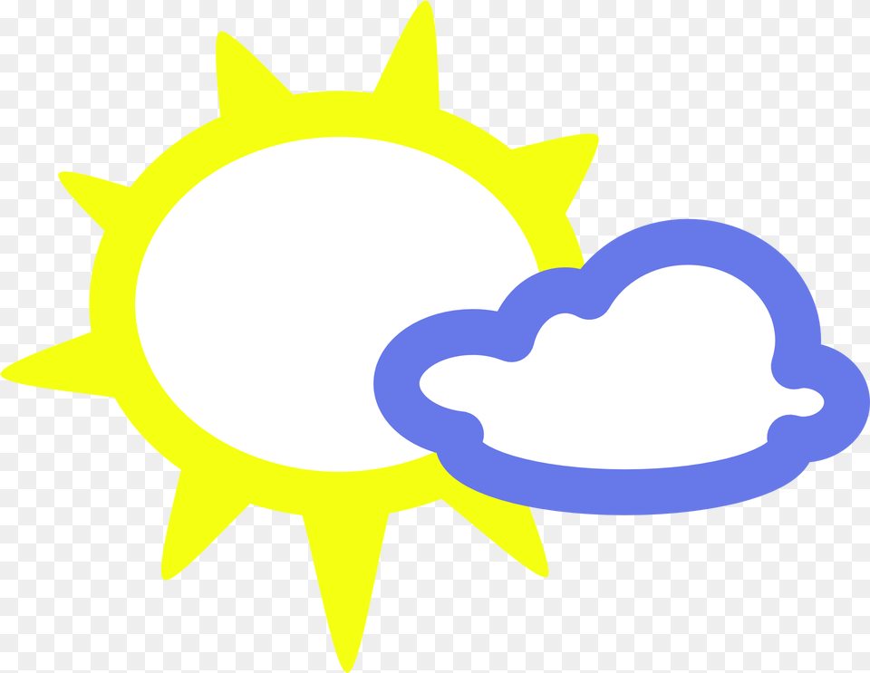 Weather Forecast Cloud Weather Symbols Sun, Nature, Outdoors, Sky, Animal Free Png Download