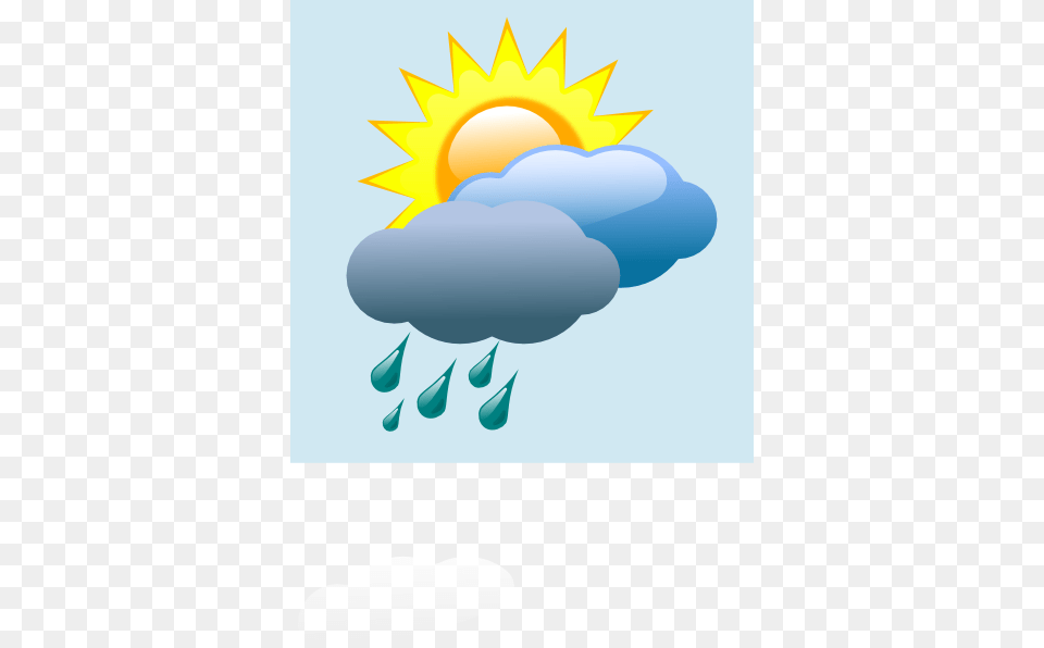 Weather Forecast Partly Sunny With Rain Clip Arts For Web, Nature, Outdoors, Sky, Sun Free Png