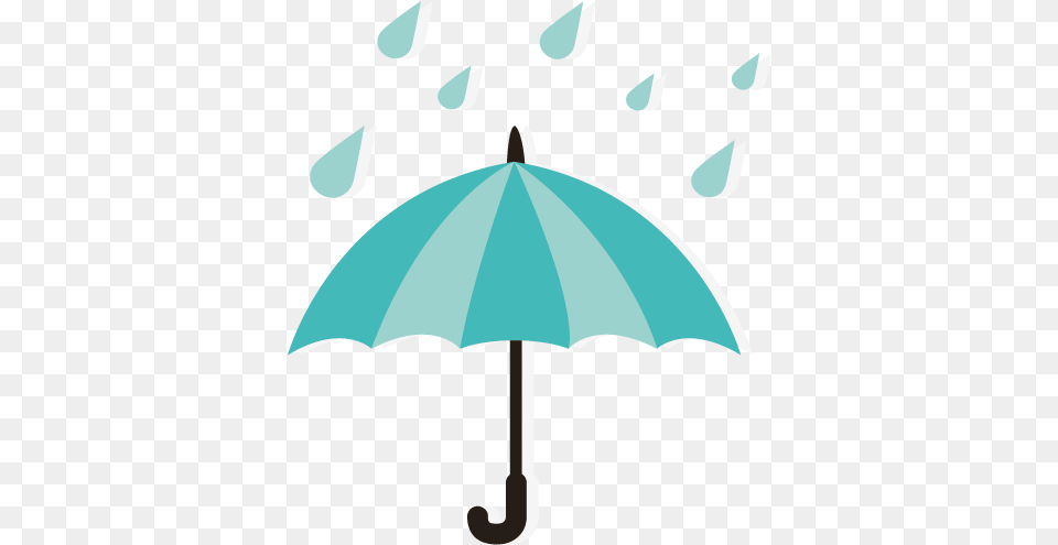 Weather Forecasting Cartoon Blue Umbrella Clip Art Rain Drops, Canopy Free Transparent Png