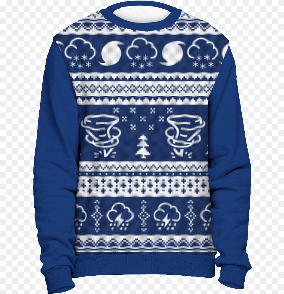 Weather Icon Christmas Sweatshirtdata Large Image Alpha Phi Alpha Ugly Sweater, Clothing, Hoodie, Knitwear, Sweatshirt Free Png Download