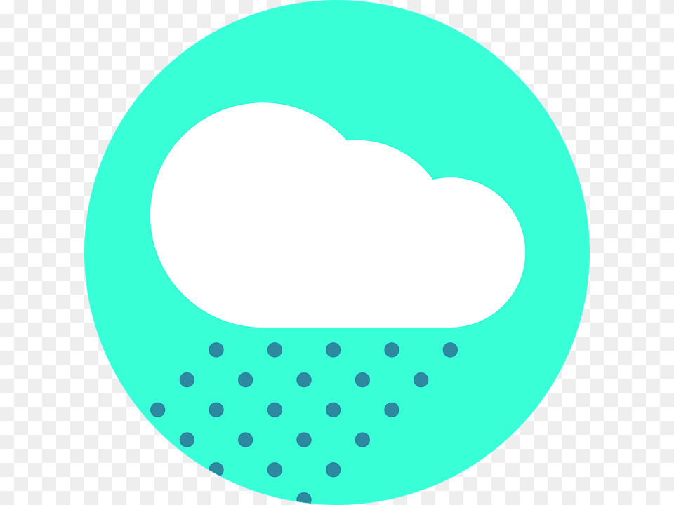 Weather Icon Forecast Symbol Sign Nature Design Circle, Outdoors, Turquoise, Disk Png