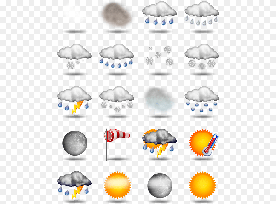 Weather Icons, Outdoors, Nature, Art, Collage Free Transparent Png
